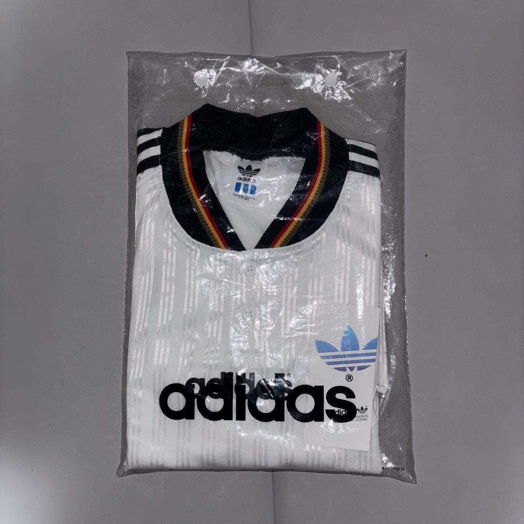 レア　90s アディダス　ドイツ代表　ゲームシャツ　ウェア　デサント製