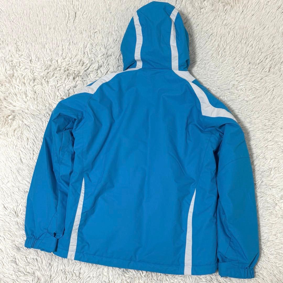 フェニックス スキーウェア サイズM 上下セット フード 洗える 青 黒 ロゴ