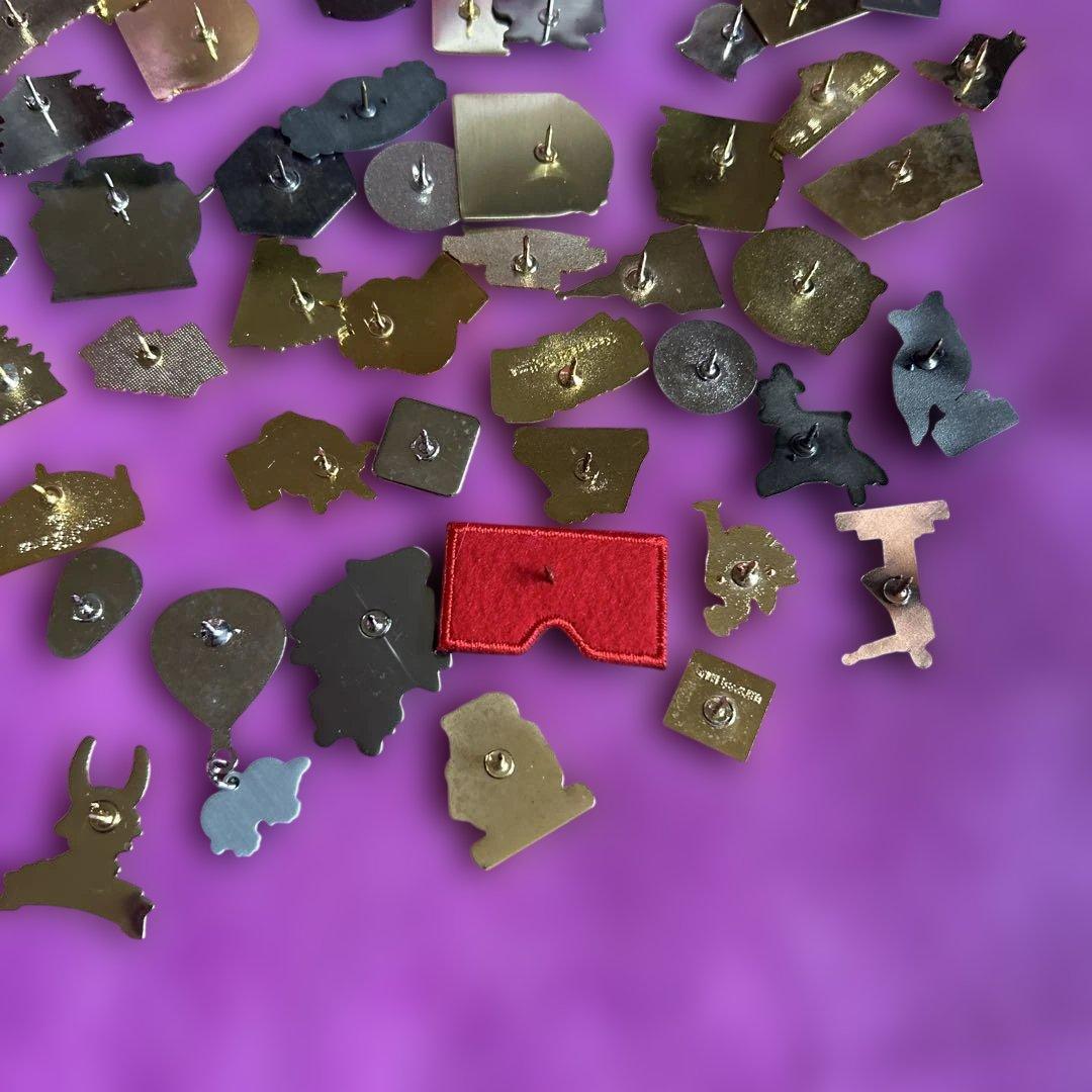 ご当地 ☆観光地 名所デザイン ピンバッジ ピンズ まとめ売り☆レトロ 119個