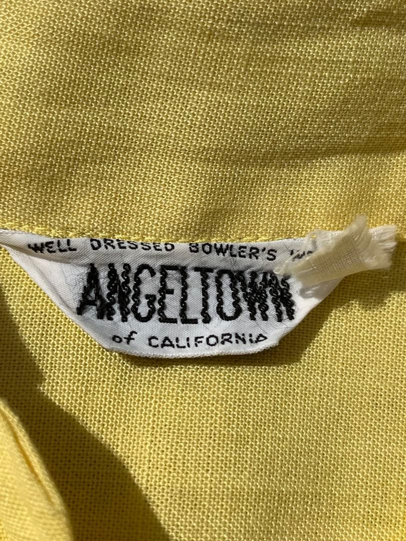 60's ボーリングシャツ　ANGELTOWN ボウリングシャツ