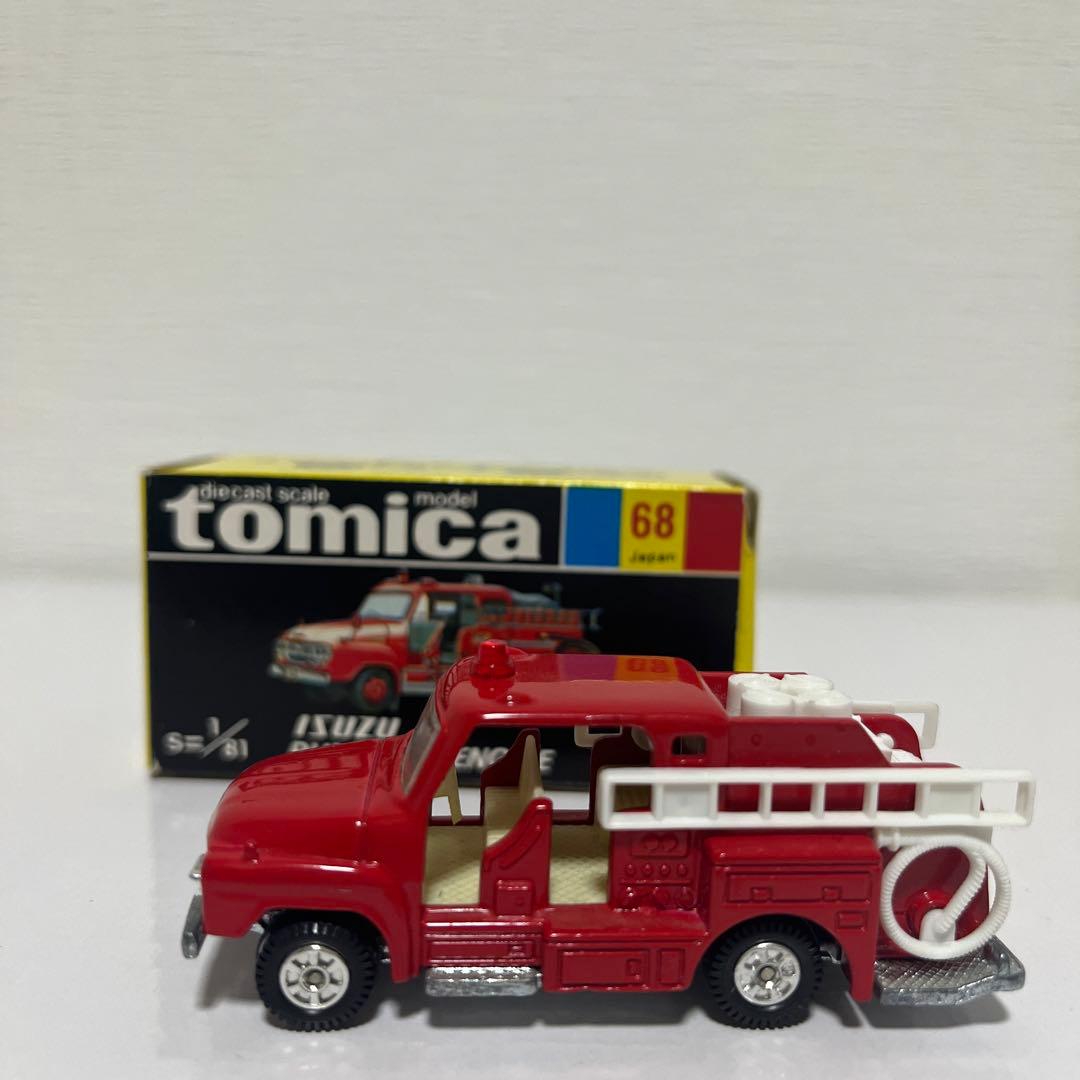黒箱トミカ68ISUZU PUMP FIRE TRUCK