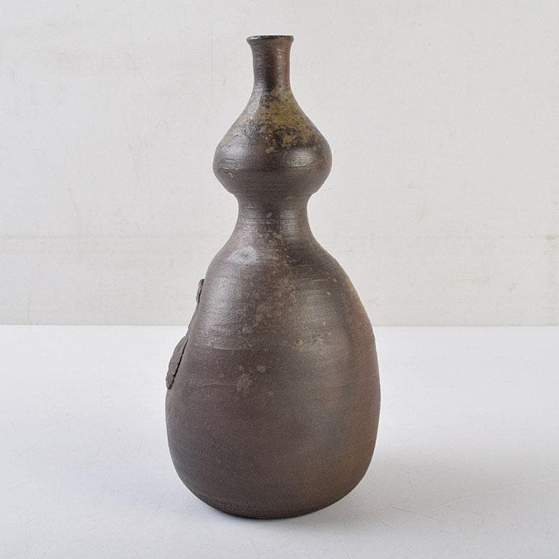 桂又三郎極め　江戸時代初期　古備前　瓢型人形徳利　V　R9511