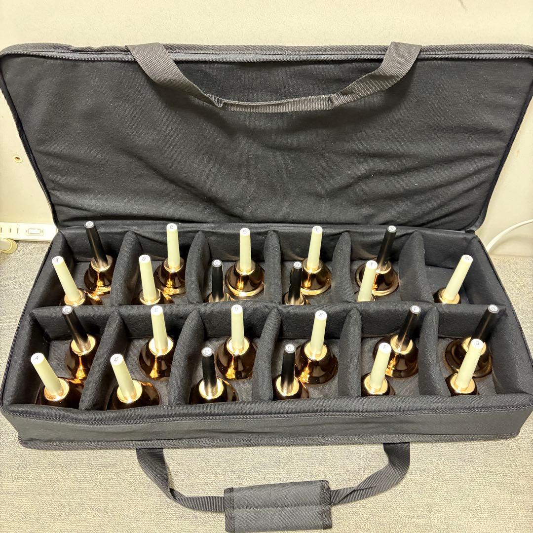 キョーリツ　MB23K/C 23音　ハンドベル　ケース付き