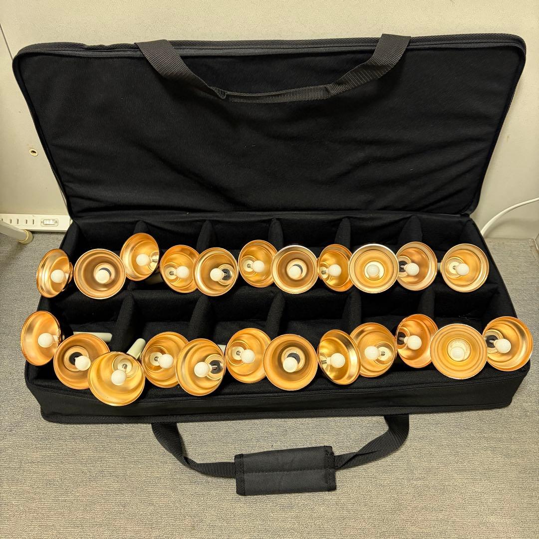 キョーリツ　MB23K/C 23音　ハンドベル　ケース付き