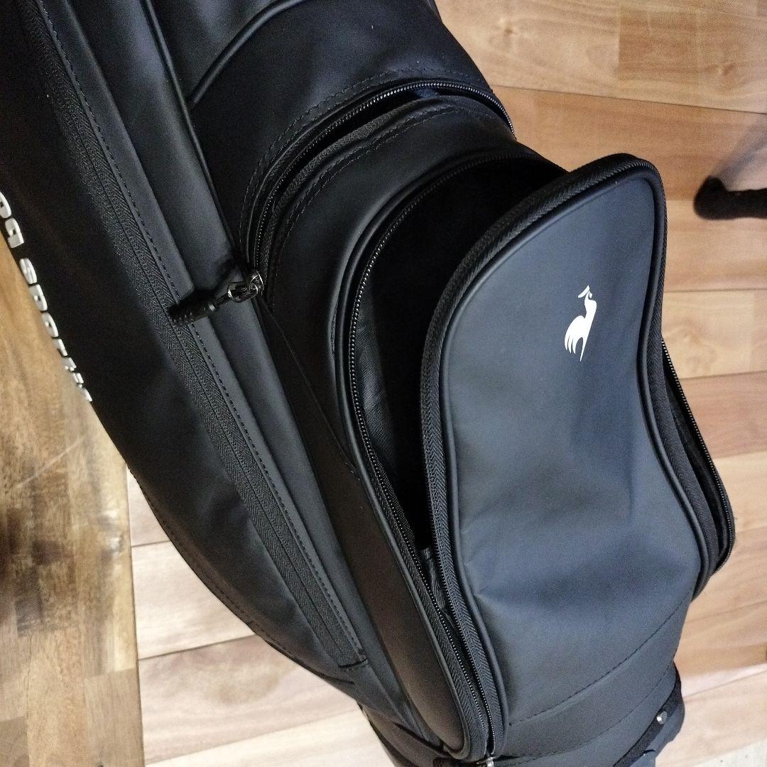 ルコック　キャディバッグ　黒　９型