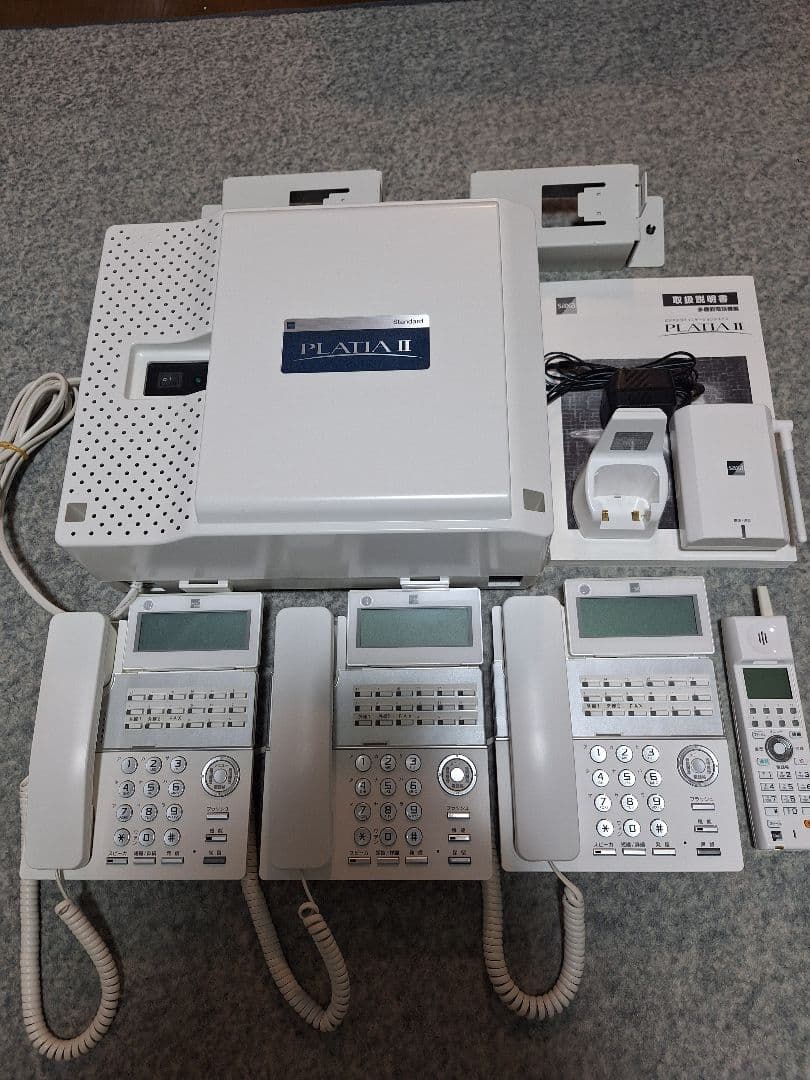 サクサ SAXA PLATIAII Std 電話機セット