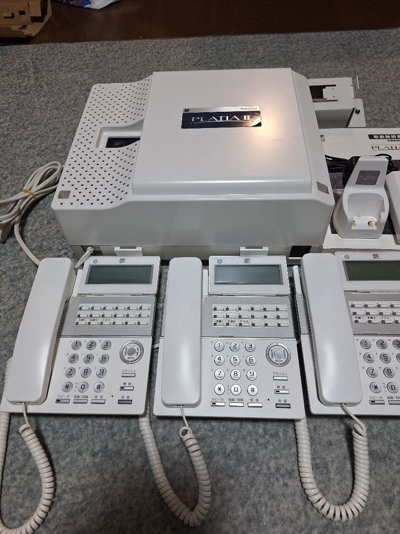 サクサ SAXA PLATIAII Std 電話機セット