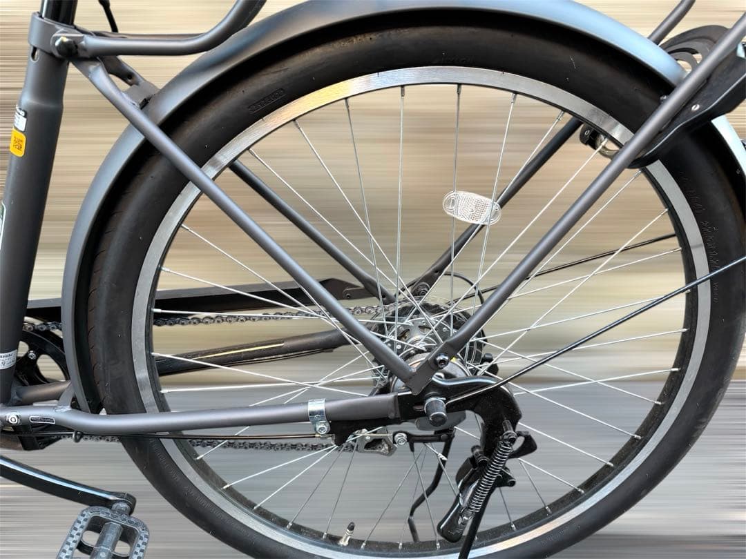 練馬駅周辺引き取り限定 ボールドライン 27インチ 自転車 マットブラック