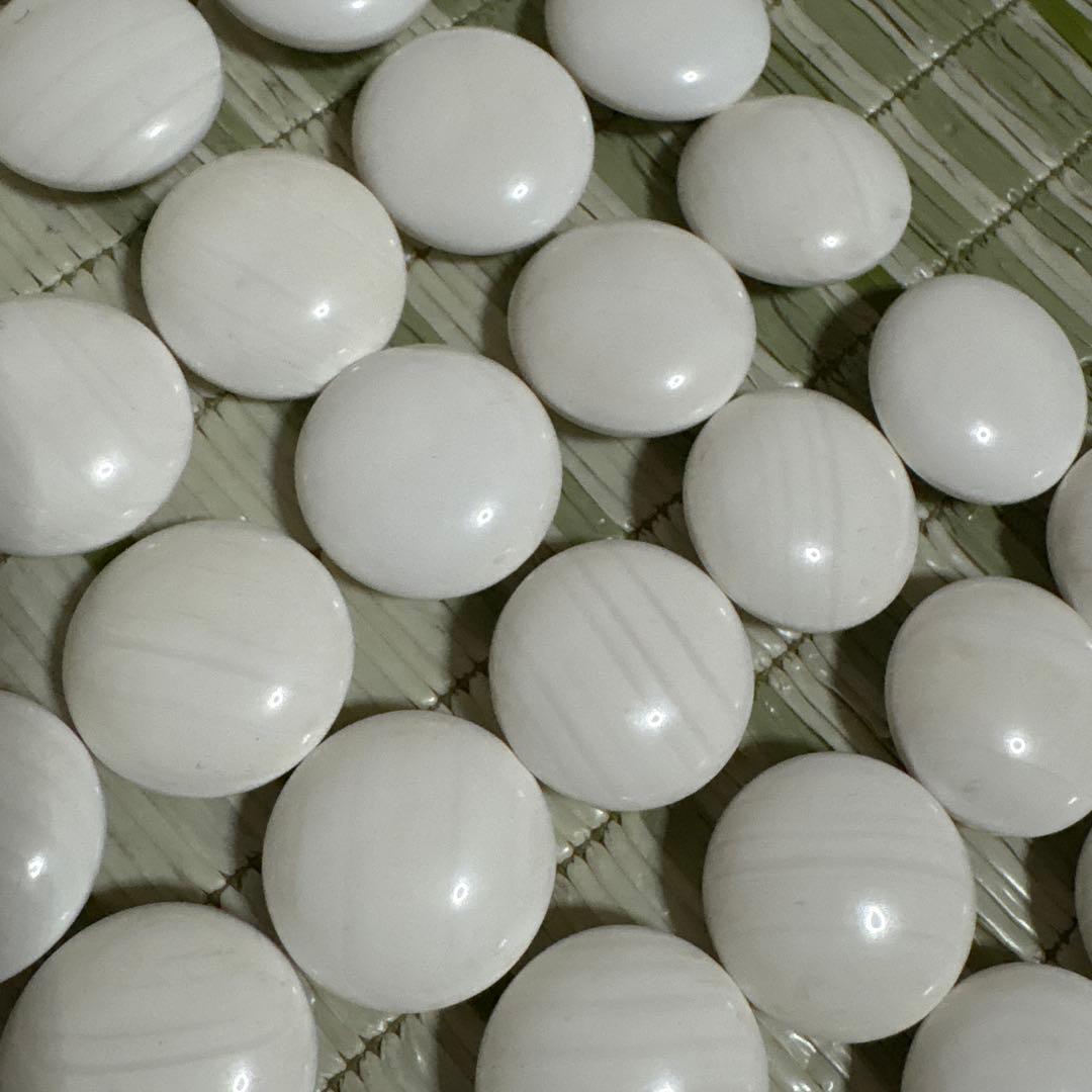 囲碁　碁石　駒　蛤　ハマグリ　那智黒　35号　工芸品