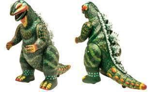 マルサン ゴジラ 珍彩色 B/Oスタイル レア（ソフビ・ブルマァク・やまなや）