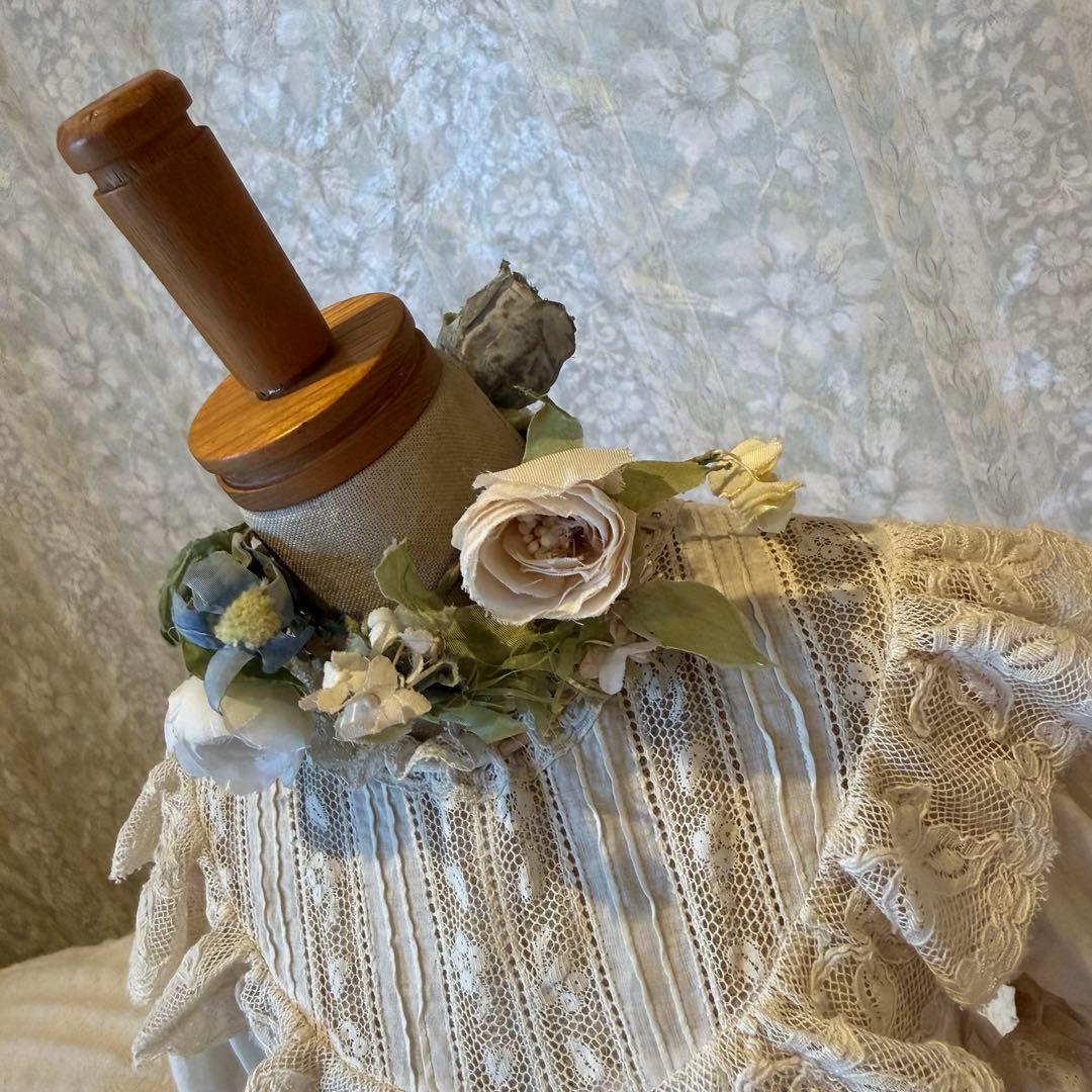 ヴィンテージドールトルソーとアンティークレースドールドレスのセット