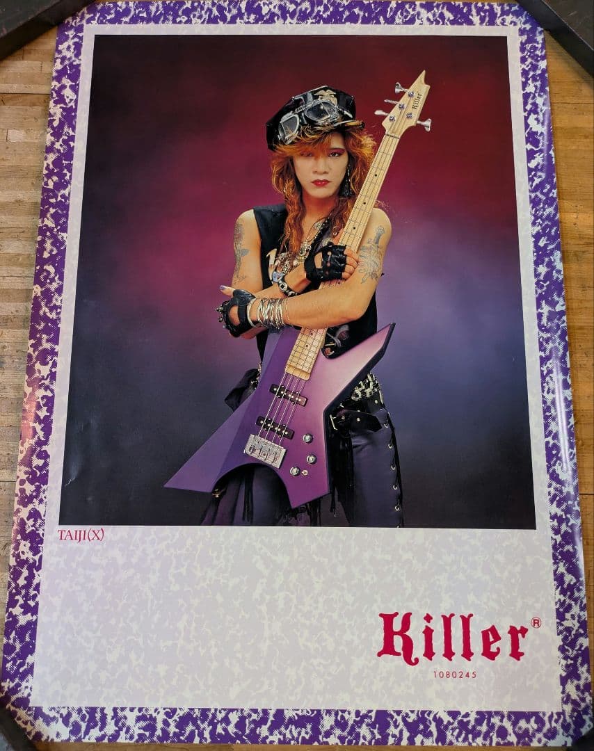 Xバンド ポスター 5点セット TAIJI XJAPAN YOSHIKI 当時物