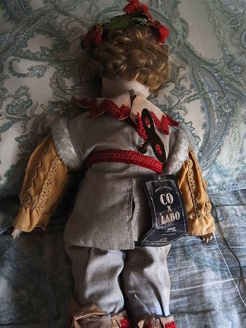 少年のオルゴールビスクドール ミュージカルドール サーカスの少年