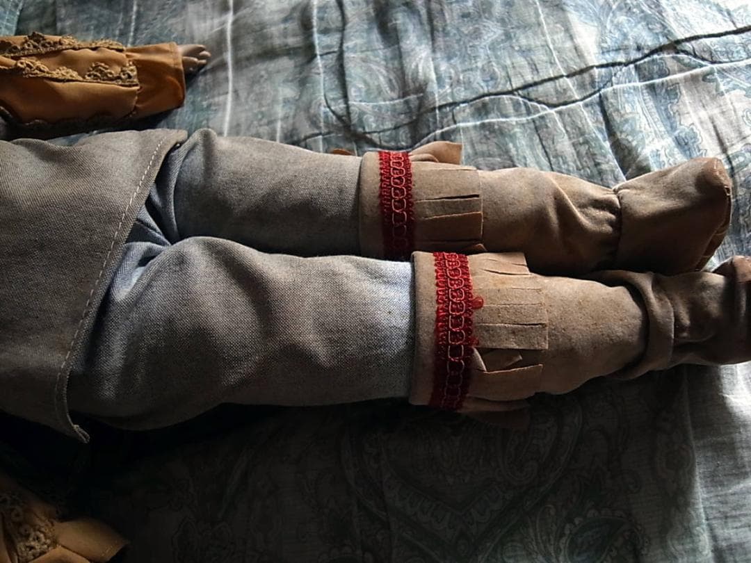 少年のオルゴールビスクドール ミュージカルドール サーカスの少年