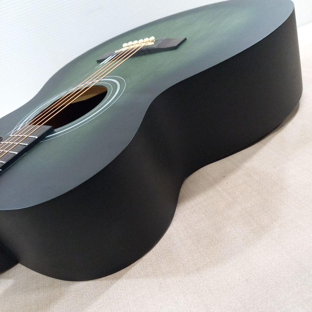 美品◎Donner アコースティックギター EC2076 サテングリーンバースト