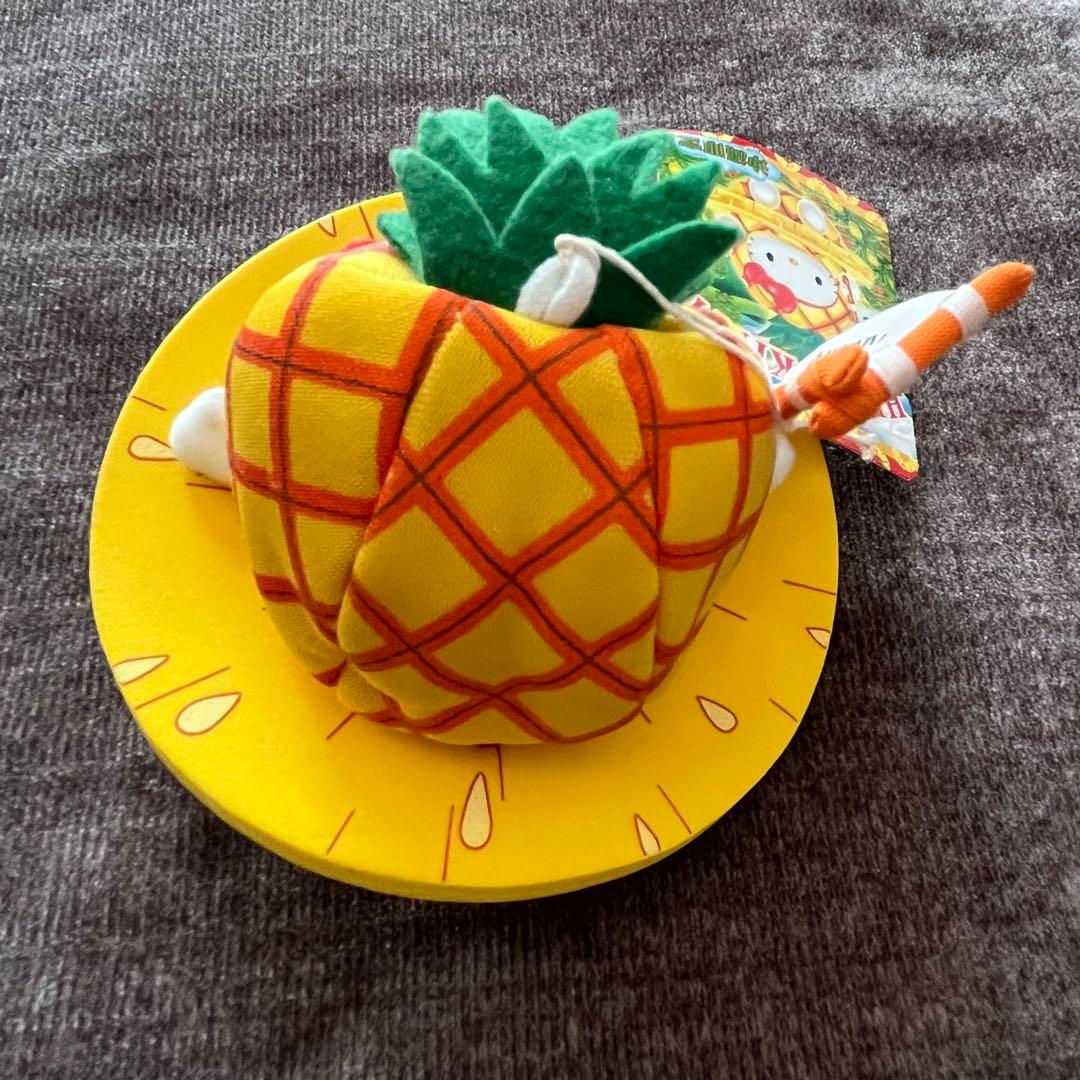 【超激レア】ハローキティ 沖縄限定 パイナップル マスコット ぬいぐるみ