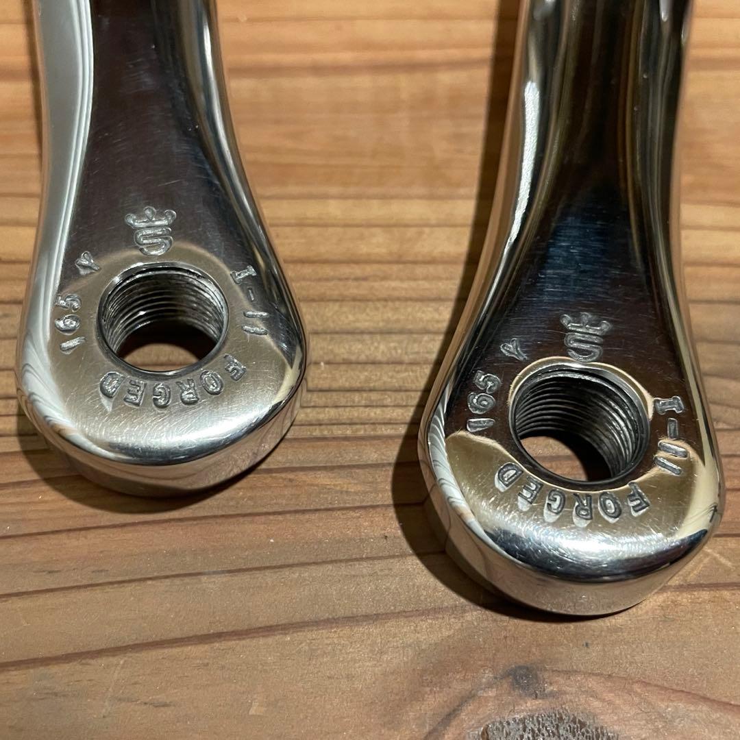 【鏡面仕上】SUGINO スギノ RD2 ピスト クランクアーム シルバー