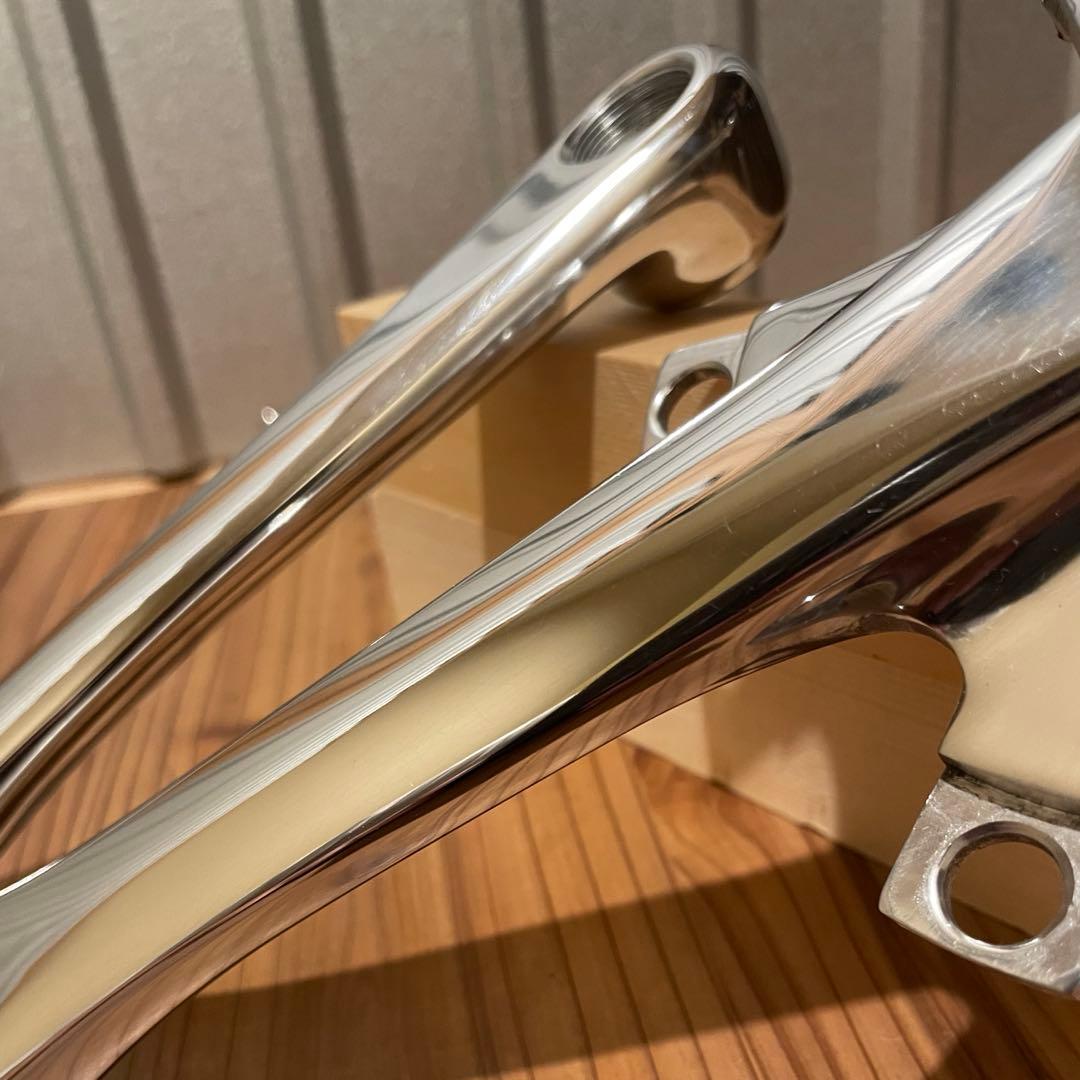 【鏡面仕上】SUGINO スギノ RD2 ピスト クランクアーム シルバー