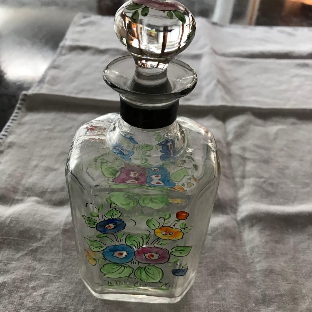 アンティーク　ガラス瓶　香水瓶　ガラスボトル