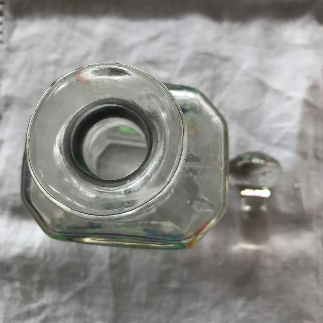 アンティーク　ガラス瓶　香水瓶　ガラスボトル