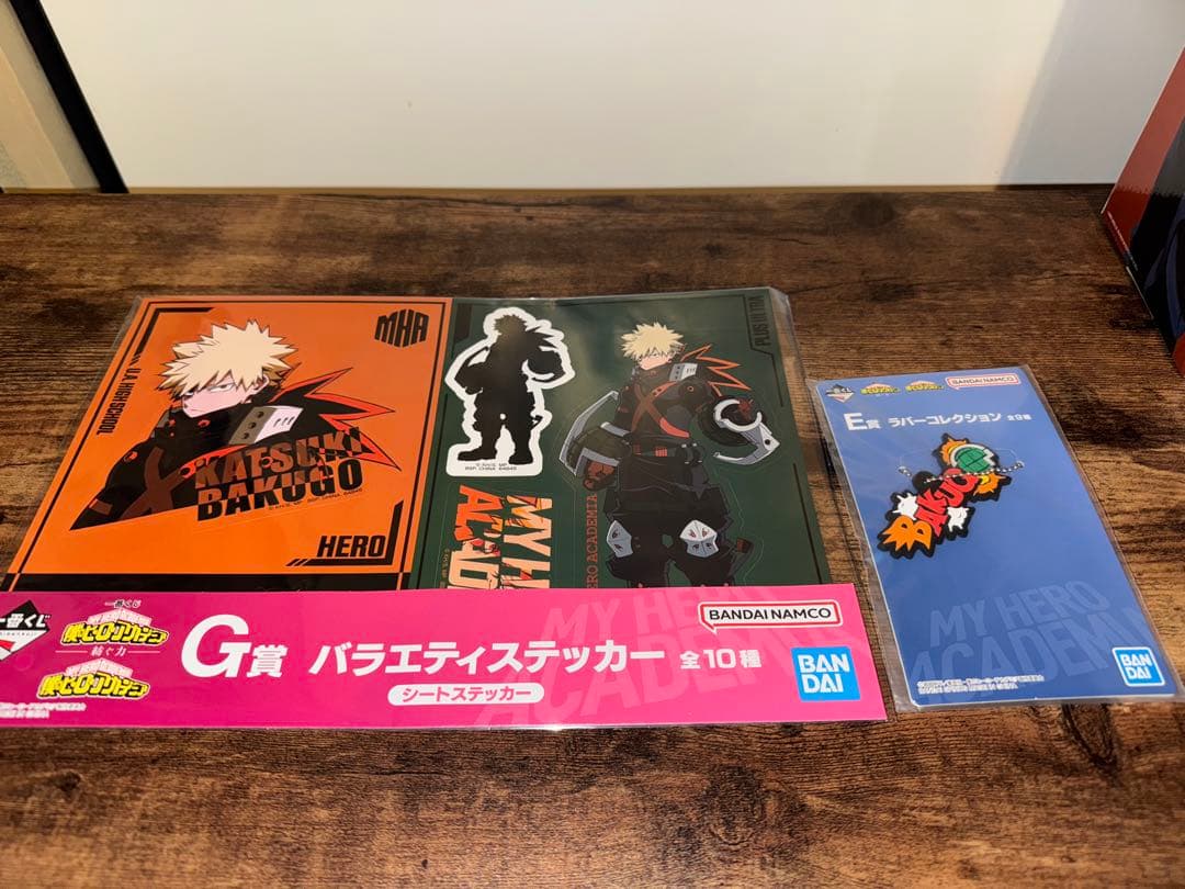 僕のヒーローアカデミア 一番くじ 紡ぐ力 B賞 爆豪勝己 おまけセット
