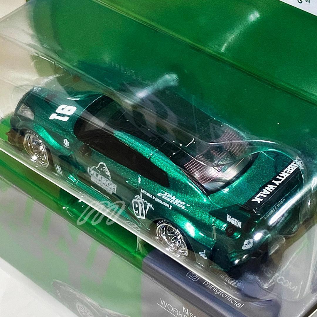 MINIGT LBWK × XLARGE GT NISSAN 35GT グリーン