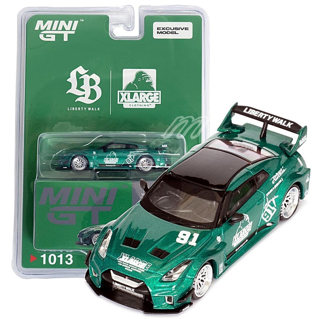 MINIGT LBWK × XLARGE GT NISSAN 35GT グリーン