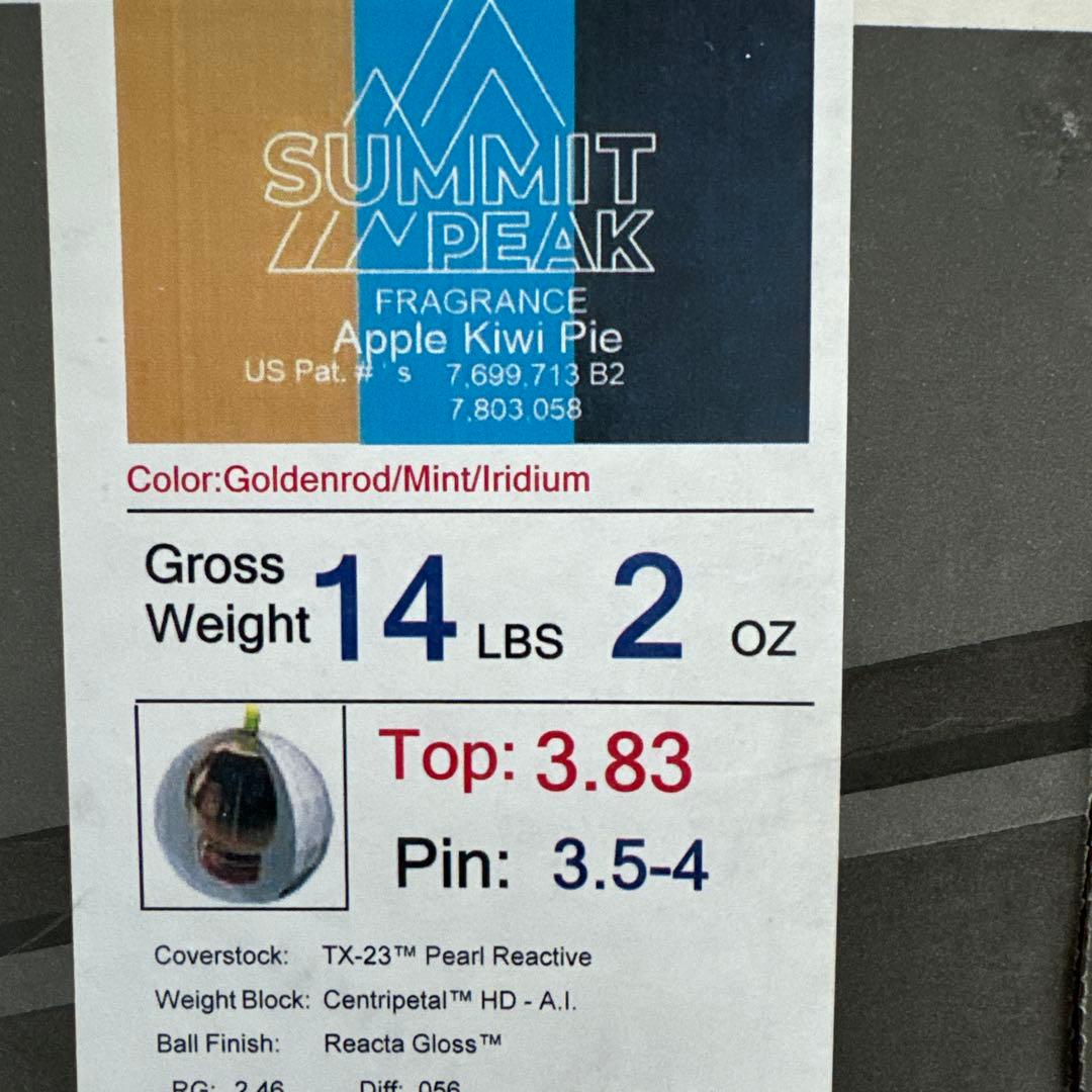 サミットピーク SUMMIT PEAK 14ポンド 中古美品 箱有り ストーム