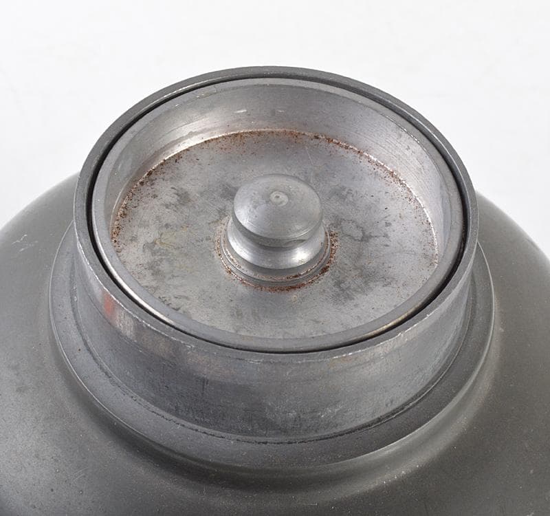 煎茶道具　古錫　茶壷　茶心壷　約696ｇ　MR4773