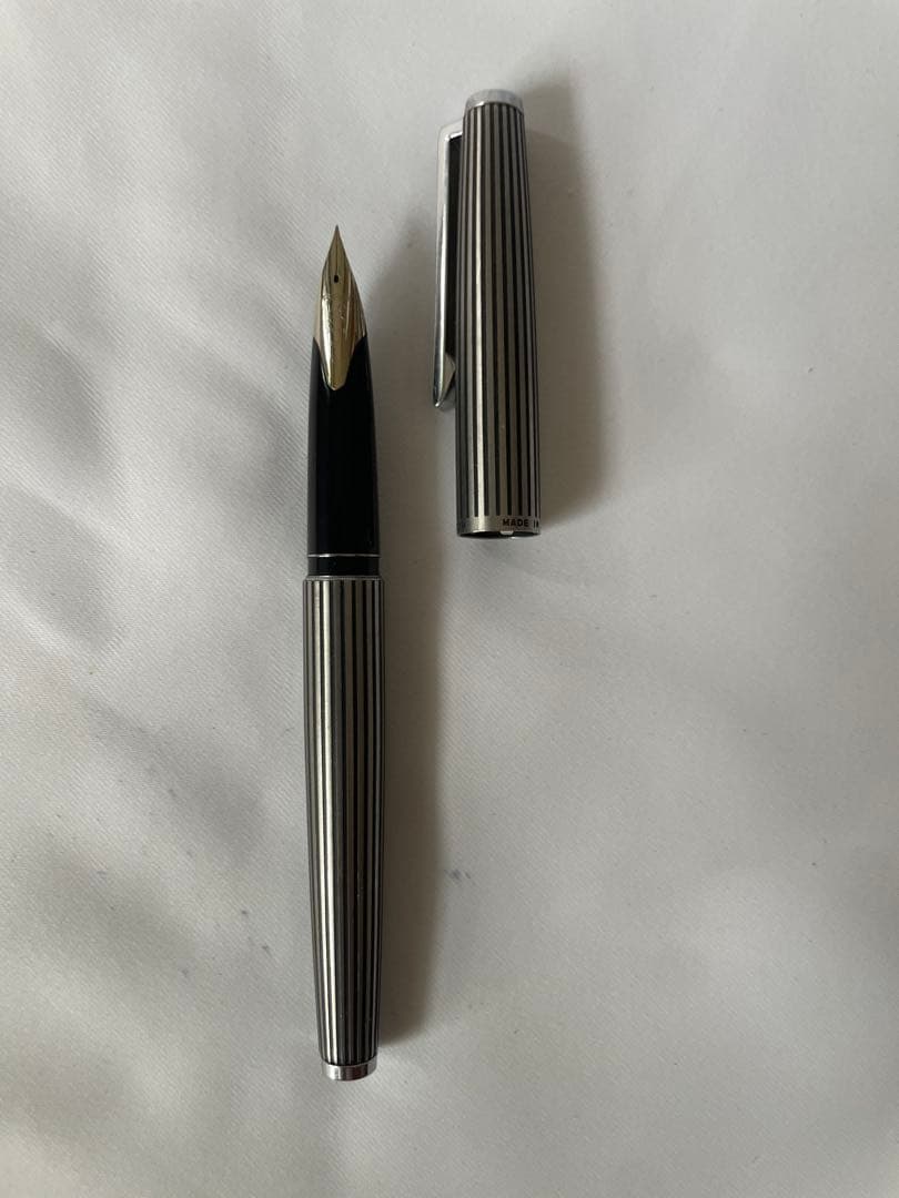 パイロット 万年筆 18K-WG 刻印 F H377 K18 ホワイトゴールド