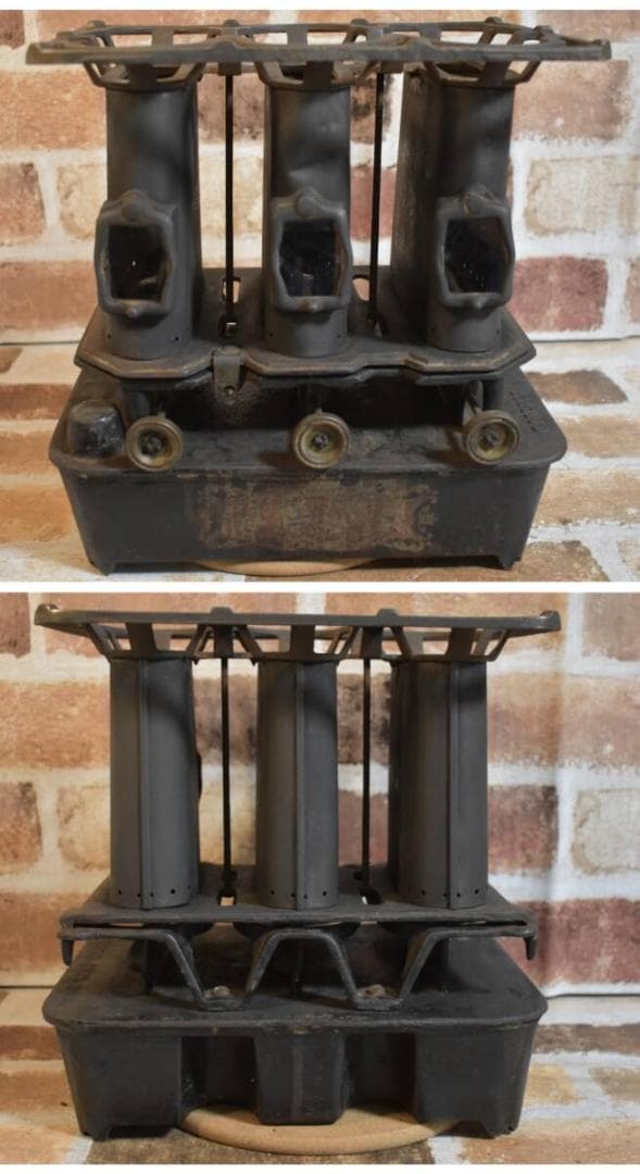 ★超絶レア UNION アイロン ストーブ トリプルバーナー ユニオン