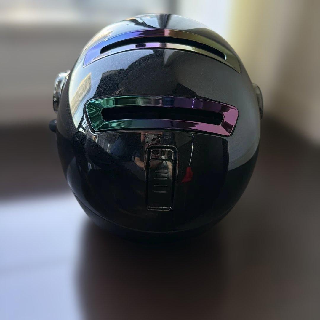 KASK スキー用ヘルメット ブラック 一体型ゴーグル付き レディース