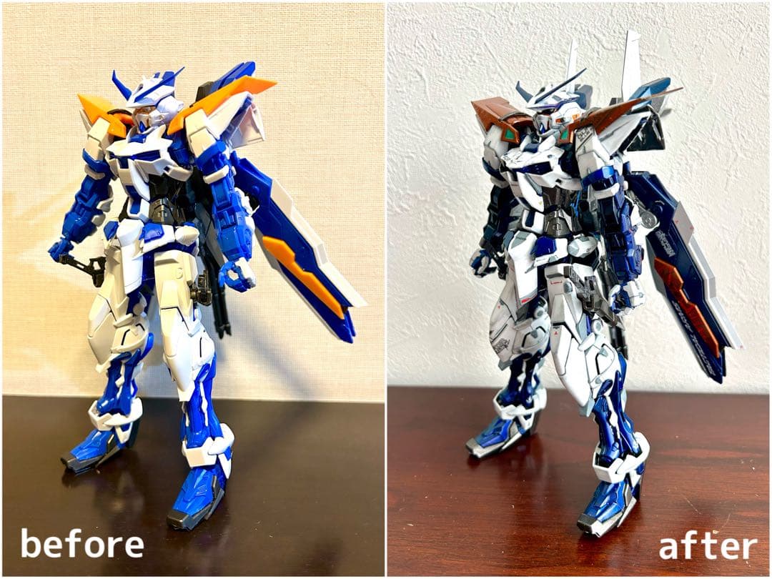 MGアストレイブルーフレームセカンドリバイ & FM ソードカラミティ セット