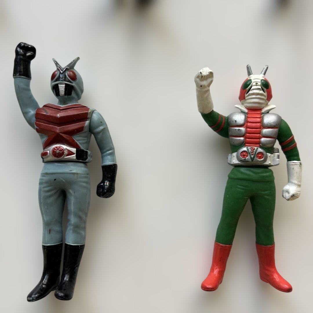 仮面ライダー　ソフビ／フィギュア　16体