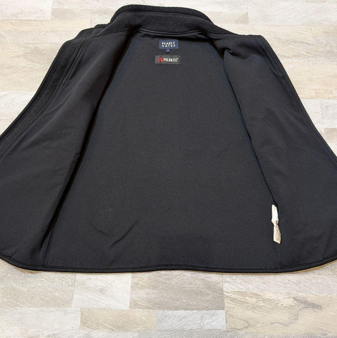 立春セール★パーリーゲイツ × ポーラテック フリースベスト グレー サイズ1