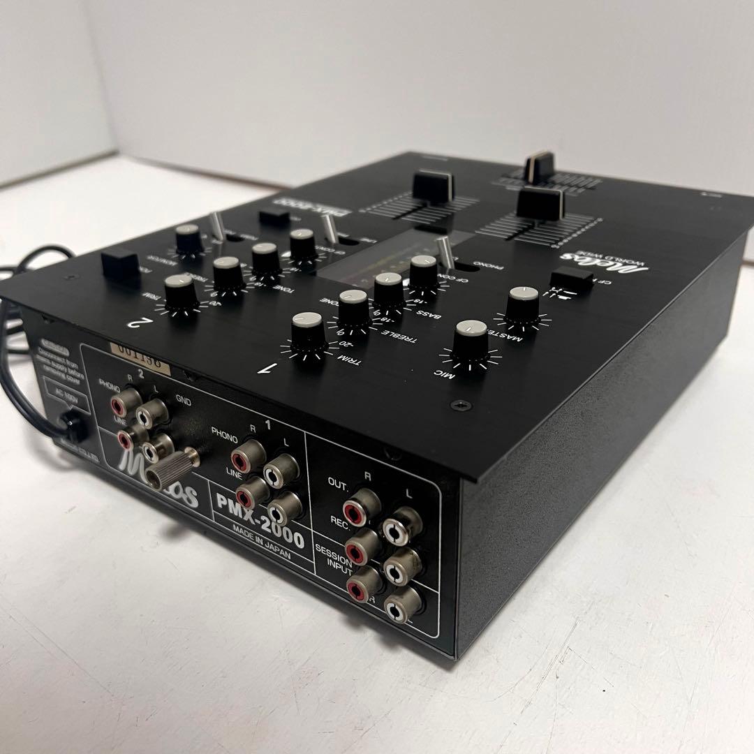美品 Melos PMX-2000 DJミキサー オーディオミキサー 豪華付属付