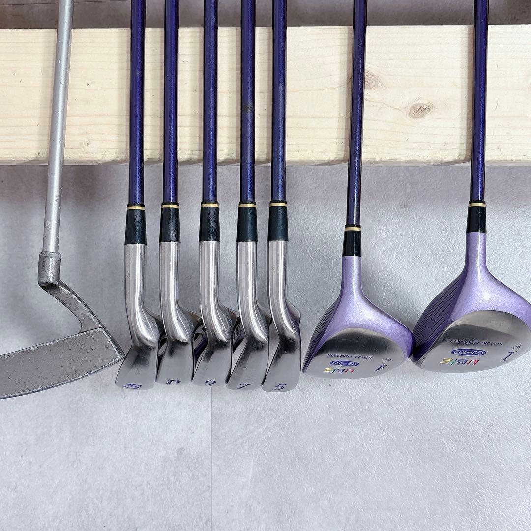 V761 レディース ゴルフ クラブセット ラコステ ピンク キャディバッグ