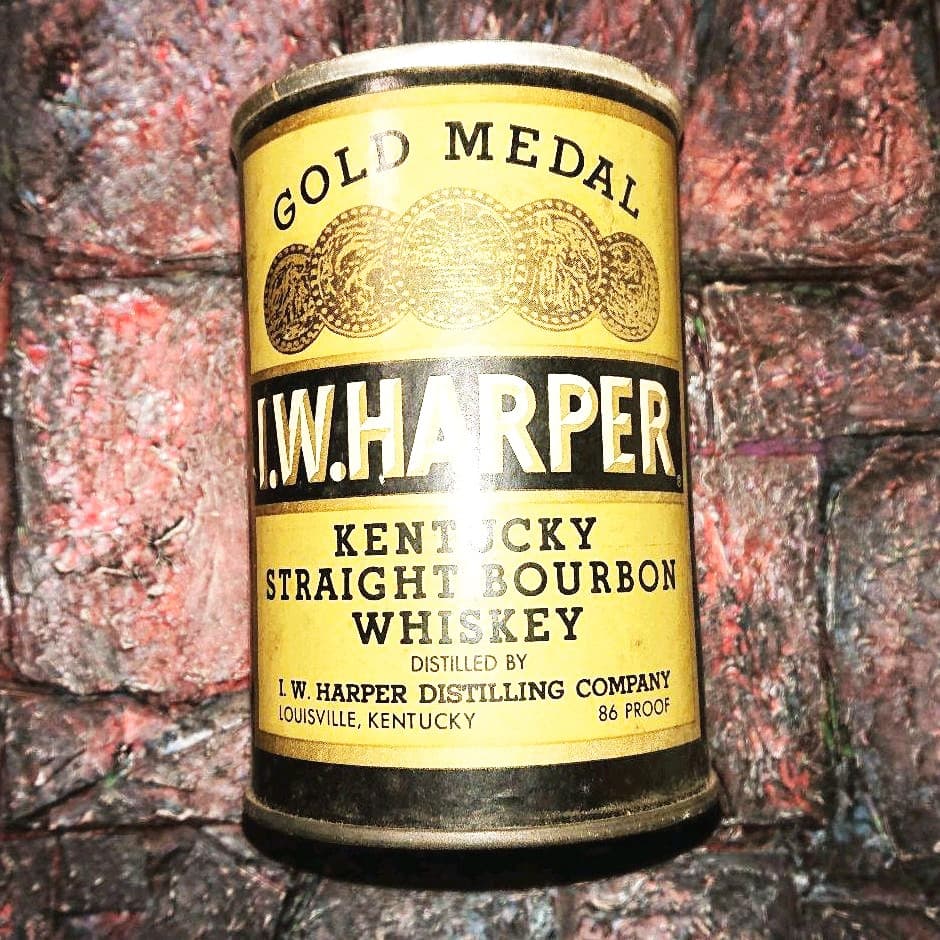 新品 I.W.HARPER ジグソーパズル 缶詰 ノベルティ ハーパー バーボン