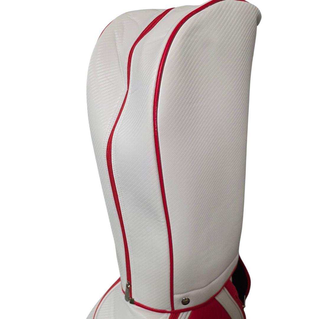 Castrol キャディバッグ 赤白 三点式 カストロール 希少 レア