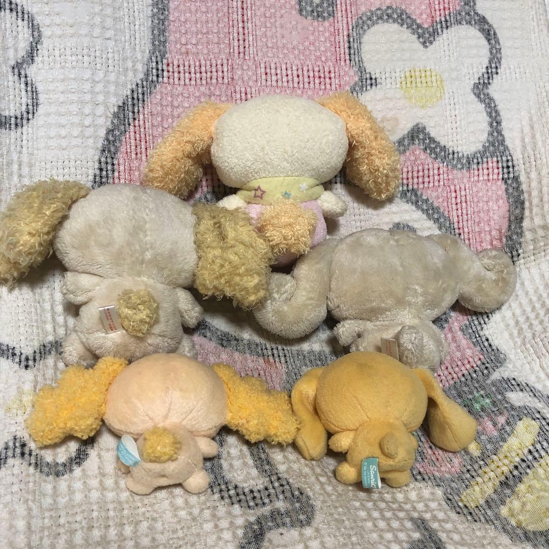 サンリオ　平成レトロ　2004〜2005 初期　シナモロール　ぬいぐるみ　5こ