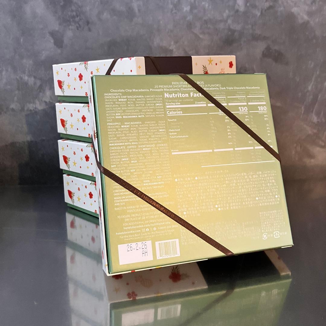 5箱セット✴︎ホノルルクッキーカンパニー✴︎コストコ限定/ホリデーギフトボックス/