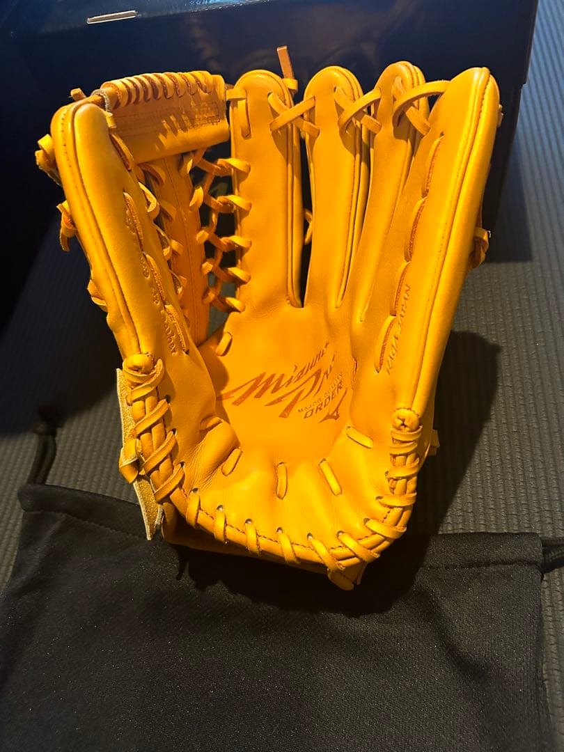 あ*ず様 ミズノプロ オーダー 硬式 グローブ 外野手 縦トジ 逆巻き 高校球児