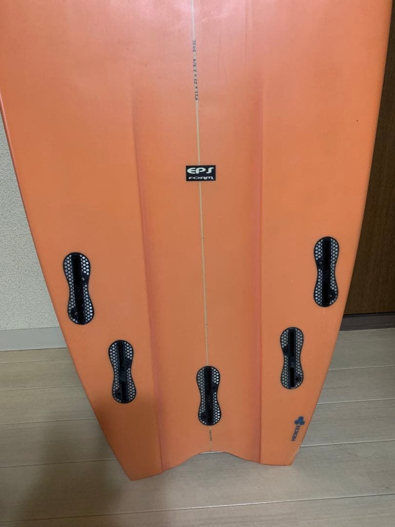 Blaster サーフボード 5'11\" オレンジ/ホワイト