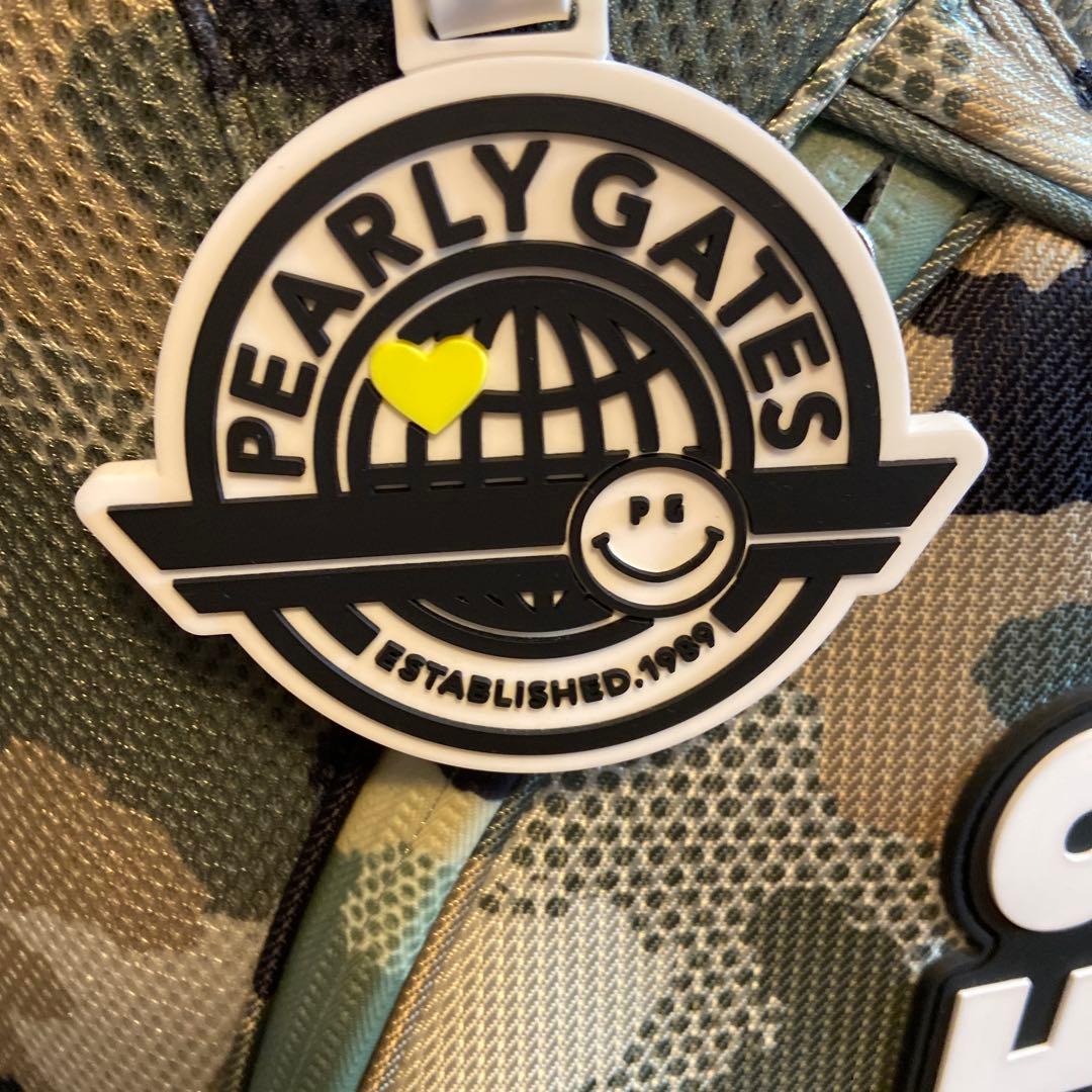 パーリーゲイツ　カモフラージュ柄ゴルフバッグ(ゴルフクラブ付き)