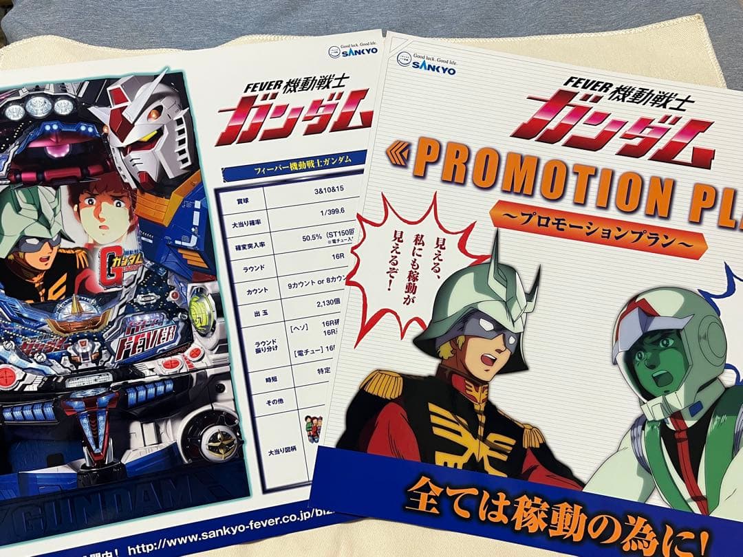 FEVER 機動戦士ガンダム ノベルティセット （SANKYO）