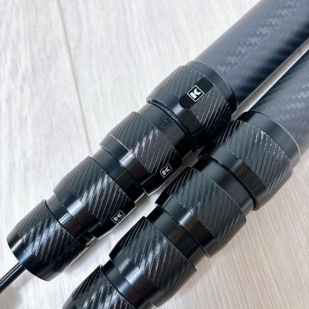 KEMEKO ケメコ テレスコカーボンファットタープポール200cm 2本セット