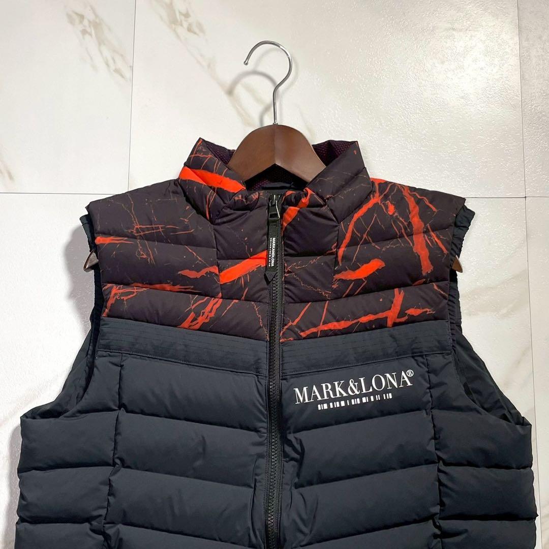 希少 XLサイズ MARK&LONA ダウンベスト メンズ ゴルフウェア