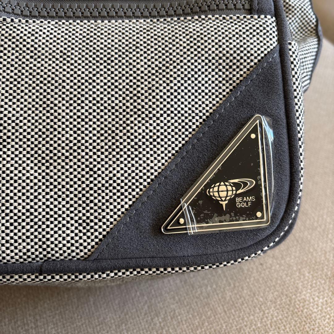 BEAMS GOLF NSG-COTTON CANVAS カートバッグ グレー