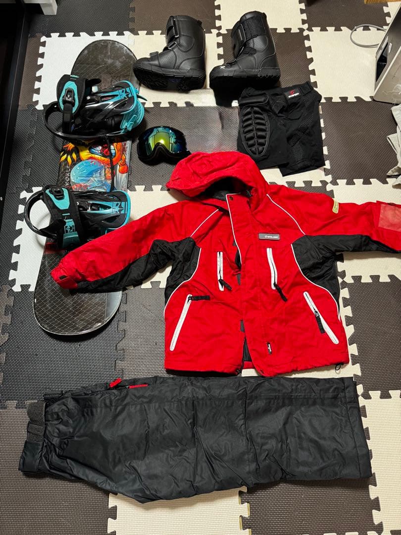 子供用スノーボード用品セット（5～8歳向け）