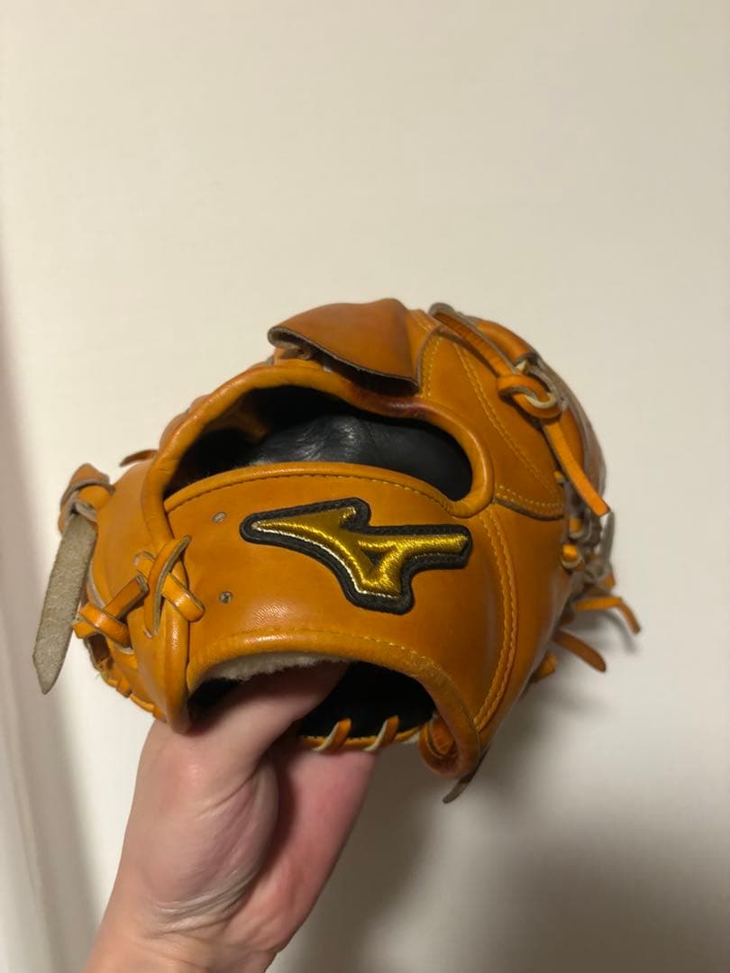 Mizuno pro 軟式グローブ オレンジ　投手用